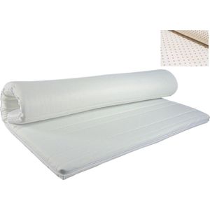 Slaaploods.nl Topdekmatras - Latex Comfort - 140x200 cm - Dikte 6 cm