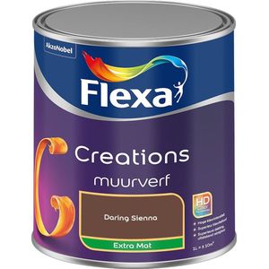 Flexa - Creations Muurverf Extra Mat - Daring Sienna - Mengverf - 1 Liter