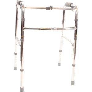 Premis looprek voor volwassenen - Opvouwbaar - In hoogte verstelbaar - Zilver