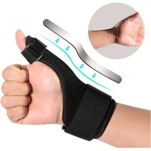 Duimbrace - Duimbeschermer met Stalen Spalk - Verstelbaar - Polsbandage - Duim ondersteuning - Artrose - Vingerbrace - Handklachten - Universeel