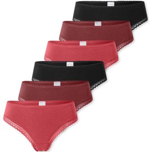 Schiesser Dames string 6 pack 95/5 Modern Cotton