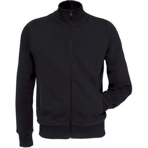 Sweatshirt Heren S B&C Lange mouw Black 80% Katoen, 20% Polyester
