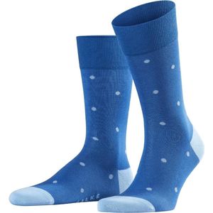 FALKE Dot mid-rise zacht ondoorzichtig dun robuust ademend met motief met stippen Katoen Blauw Heren sokken - Maat 39-42