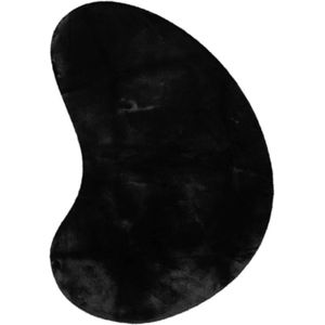 Heaven | Hoogpolig Vloerkleed | Organische Vorm | Black | Hoogwaardige Kwaliteit | 160x230 cm