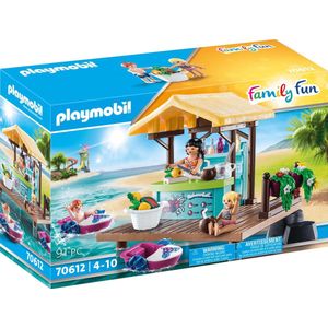 PLAYMOBIL Family Fun Waterfietsen verhuur met sapbar - 70612