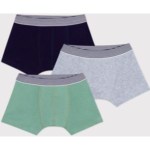 Petit Bateau Setje effen katoenen boxershorts voor kinderen