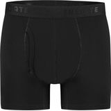 Basics boxer met gulp zwart 2 pack voor Heren | Maat XL