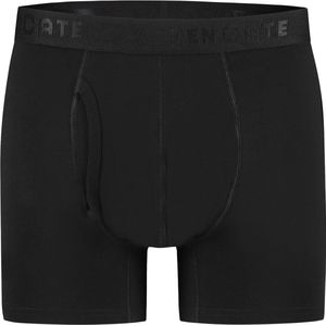 Basics boxer met gulp zwart 2 pack voor Heren | Maat XL