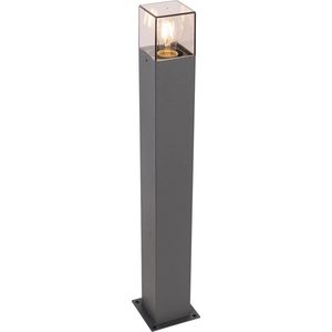 QAZQA denmark - Moderne Staande Buitenlamp | Staande Lamp voor buiten - 1 lichts - H 70 cm - Donkergrijs - Buitenverlichting