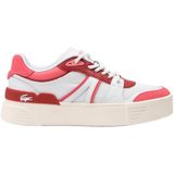 Lacoste L002 Evo damestrainers in Wit roze