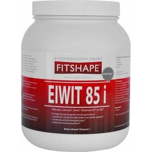 Fitshape Eiwit 85% Aardbei - 750 gram - Eiwitshake