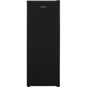 Wiggo WL-UR14E(B) - Vrijstaande koelkast - Kastmodel - 242 liter - 5 plateaus - 5 jaar garantie - Zwart
