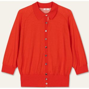 Oilily Viburnum - Vest - Dames - Oranje - XXL