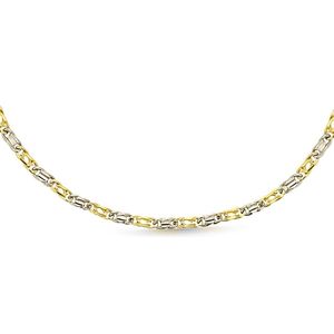 Juwelier Zwartevalk - 14 karaat gouden bicolor ketting ZV 1327/45cm