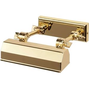 Elstead Lighting - Chawton - Schilderijverlichting - Dimbaar - Polished Brass - 1X E14 Max 40W