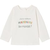 Vertbaudet - T-shirt - Baby - Peetvader/Peetmoeder - Lange Mouwen - Drukknoopjes op de Rug
