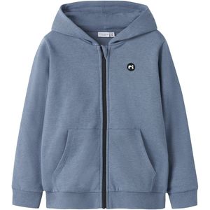 Name it winter sweat vest jongens - blauw - NkmVimo
