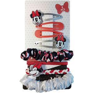 Disney Minnie - Haaraccesoire - 2x haarelastiek - 2x scrunchie - 4x haarknip Merk: L.O.L. Suprise!