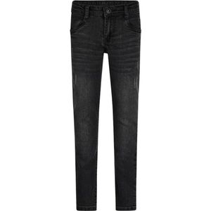 No Way Monday-Jongens Broek Super Stretch skinny- Zwart