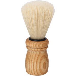 Scheerkwast Ingeolied Beukenhout  met Natuurlijke Haren 12 cm + Arko Scheerzeep 75 gram