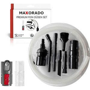 Maxorado Mini sproeierset 10-delig voor uw stofzuiger - opzetstuk borstel Set geschikt voor Dyson V7, V8, V10, V6, en nog veel meer