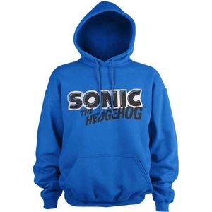 Sonic The Hedgehog Hoodie/trui -S- Classic Logo Blauw