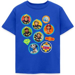 Brandweerman Sam™ Brandweer Team Embleem Ontwerp T-Shirt Kinderen