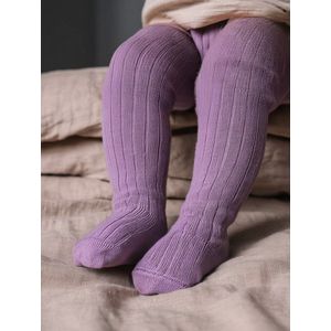 Wollen baby- kindermaillot gebreid - Merinowol - Orchid 56/62
