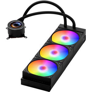 CPU Waterkoeler - 3x120mm PWM Ventilatoren - ARGB Verlichting - Professionele Koeling voor High-End Computers