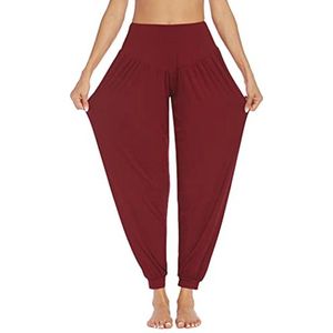 Dames Yogabroek Lange Harembroek Sport Joggingbroek Oversized Vrijetijdsbroek Elegante Sportbroek