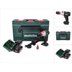Metabo SB 18 LTX BL Q I Accu-slagboormachine 18 V 130 Nm borstelloos + 2x accu 4.0 Ah + lader + metaBOX