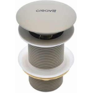 Afvoerplug – Click Waste 5/4 – Met overloop – Mat cappuccino