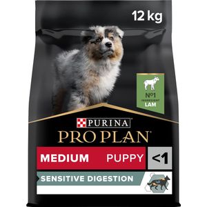 Pro Plan Medium Puppy Sensitive Digestion - Hondenvoer Droogvoer - Lam - 12 kg