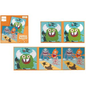 Magnetisch Puzzelboek To Go - Monster