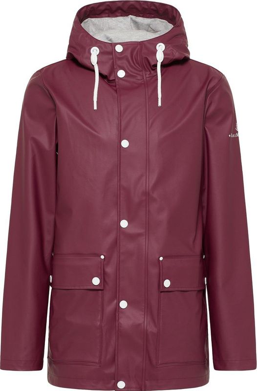 DreiMaster - Maritim - Functionele Jas - Wijnrood - Licht Gevoerd