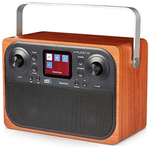 DAB/DAB+/FM-radio met Bluetooth, LCD-display en wekkerfunctie