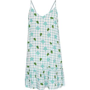 MYMO - Zomerjurk - Turquoise - Spring Summer - Mouwloos - V-hals
