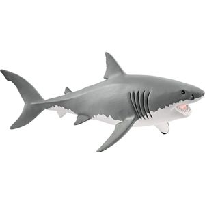 schleich WILD LIFE - Witte Haai - Speelfiguur - Kinderspeelgoed voor Jongens en Meisjes - 3 tot 8 jaar - 14809
