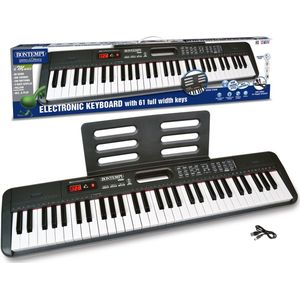 BONTEMPI DIGITAL KEYBOARD WITH 61 FULL WIDTH KEYS + MUSIC ST.