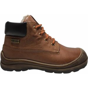 Naturino veters bumper hoge warme lederen schoenen Fern Cognac mt 23