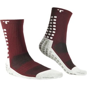 Trusox Mid-Calf Cushion Crew 3.0 Gripsokken - Bordeaux | Maat: 39-43,5