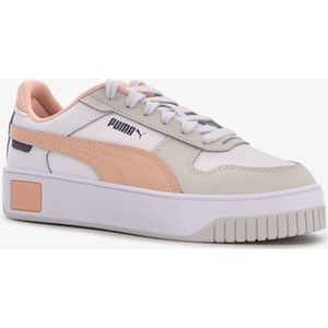 Puma Carina Street kinder sneakers wit/roze - Maat 38 - Uitneembare zool