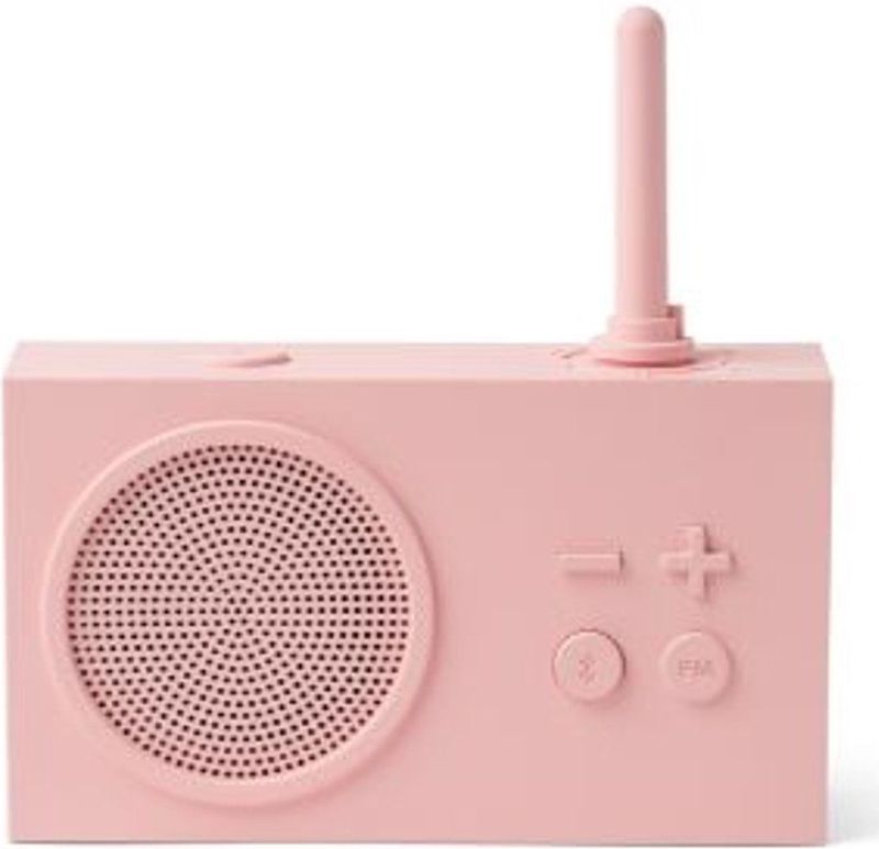Lexon TYKHO 3 FM Badkamerradio Bluetooth Speaker - Pink
