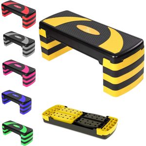 Aerobic Stepper Cardio Fitness Step Board - 5 Hoogte-instellingen voor Thuis Gym