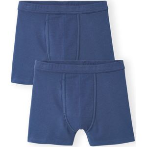 Damart - Set van 2 open boxershorts - Heren - Blauw - (78-85) S