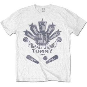 The Who - Pinball Wizard Flippers Heren T-shirt - S - Wit