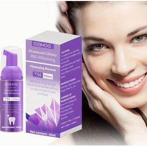 100% originele gegarandeerd tanden bleek mousse 50ML wittere tanden zonder schadelijke stoffen. Tandpasta mousse