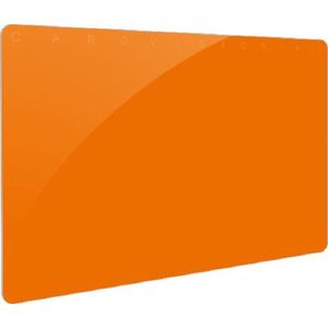 Gekleurde PVC kaart - oranje