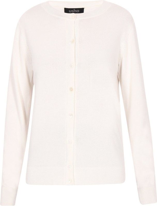 usha - Classic Look - Cardigan - Fitted - Met Knopen