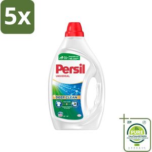 5 x Persil Wasmiddel Gel 33 Wasbeurten Universal 1,485 liter - Grootverpakking - Wasmiddel - Vloeibaar Wasmiddel - Persil - Vlekken Verwijderen - Wasmachine Reinigen